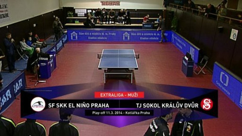 Stolní tenis - SF SKK El Niňo Praha - Sokol Králův Dvůr