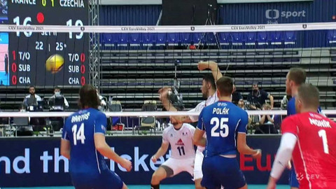 ME ve volejbalu mužů 2021 - Francie - Česko