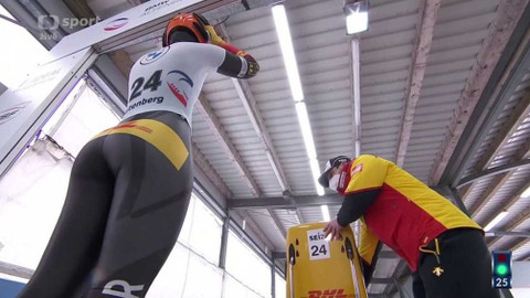 MS v bobech a skeletonu 2021 Německo - 3. jízda závodu žen ve skeletonu