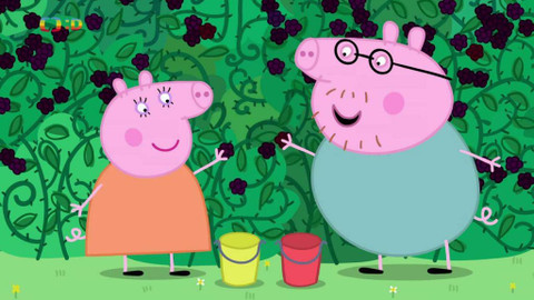 Prasátko Peppa - Ostružinový keř