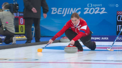 XXIV. zimní olympijské hry 2022 Peking - Curling: Česko - Itálie
