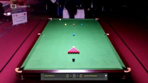 Mistrovství Evropy ve snookeru 2015 - Lukas Cleckers x Jaroslav Škrabánek