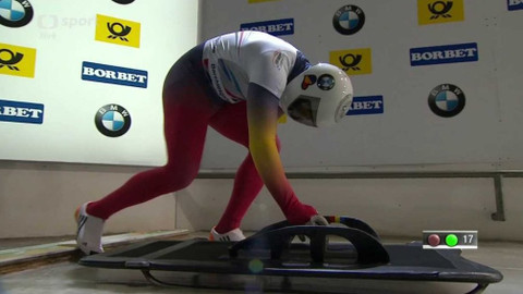 MS ve skeletonu a bobech 2017 Německo - 1. jízdy závodu mužů