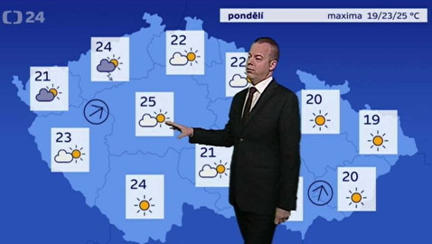 Předpověď počasí - 9. dubna 2017 17:55
