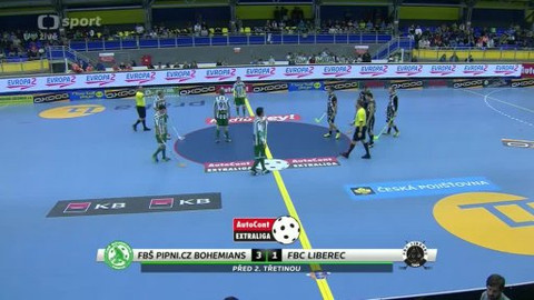 Florbal - FbŠ Bohemians - FBC Liberec