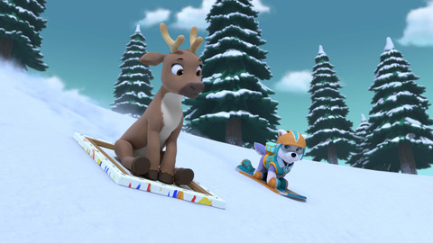 Tlapková patrola - Tlapky zachraňují malého karibu / Tlapky zachraňují Lukea a Jako-Lukea