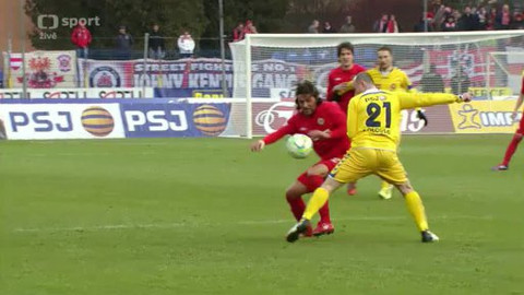 Fotbal - FC Vysočina Jihlava - FC Zbrojovka Brno