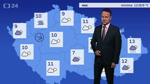 Předpověď počasí - 4. června 2017 17:55