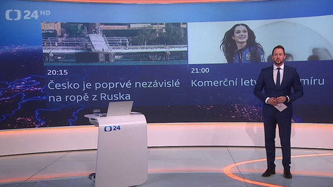 90’ ČT24 - Do Česka poprvé v historii neproudí ruská ropa