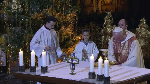 Bohoslužby v České televizi - Půlnoční mše