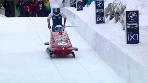 Mistrovství světa v bobech a skeletonu 2023 Švýcarsko - 4. jízda dvojbobu žen