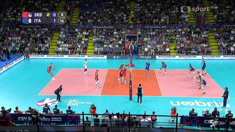 ME ve volejbalu mužů 2023 - Srbsko - Itálie