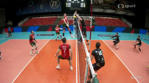 Liga mistrů ve volejbalu - Lokomotiv Novosibirsk - ČEZ Karlovarsko