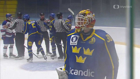 Hlinka Gretzky Cup - USA - Švédsko