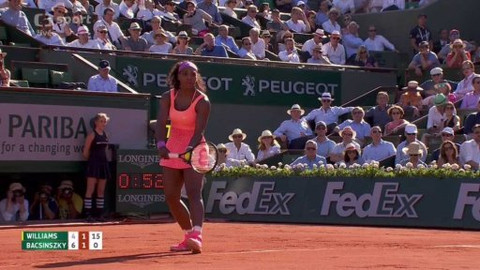 French Open 2015 - Serena Williamsová - Timea Bacsinszká