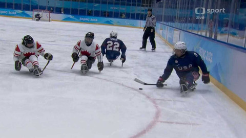 XIII. Zimní paralympijské hry v Pekingu 2022 - USA - Kanada
