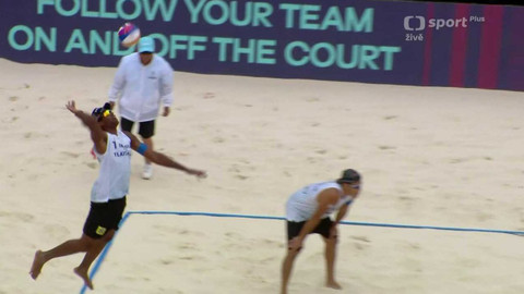 MS v plážovém volejbalu 2023 Mexiko - Evandro / Arthur (BRA) – Perušič / Schweiner (CZE)