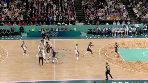 XXXIII. letní olympijské hry 2024 Paříž - Basketbal: USA - Francie