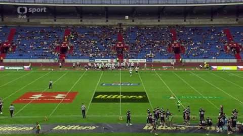 Americký fotbal - Prague Black Panthers - Aquaponik Ostrava Steelers