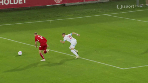 Fotbal - Dánsko - Česko