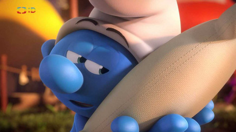 Šmoulové 3D - 40/52 Polštářek