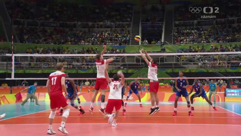XXXI. letní olympijské hry 2016 Rio de Janeiro - Volejbal: Polsko - Kuba (muži)