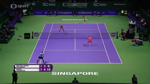 BNP Paribas WTA Finals Singapore 2016 - Matteková-Sandsová, Šafářová - Babosová, Švedovová