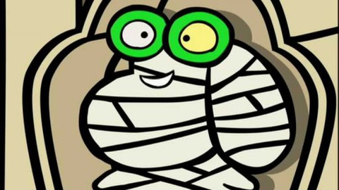 Minuta v muzeu - Abstraktní obraz s názvem Kompozice