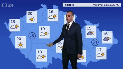 Předpověď počasí - 8. dubna 2017 17:55