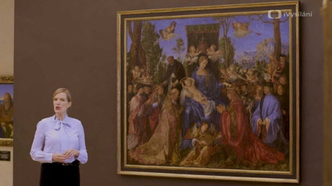 Křížem krážem Národní galerií Praha - Albrecht Dürer, Růžencová slavnost