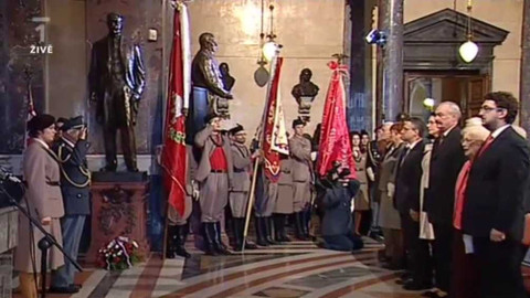 Pietní akt k výročí vzniku Československé republiky - Slavnostní shromáždění k 92. výročí vzniku Československé republiky