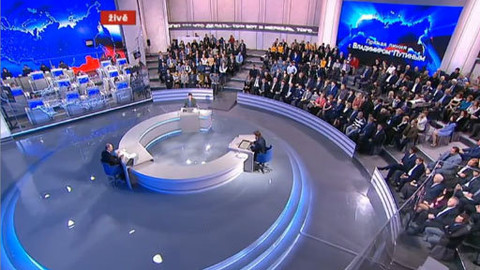 Televizní debata Vladimíra Putina s novináři a občany