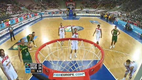 ME v basketbalu 2009 Polsko - Španělsko - Litva