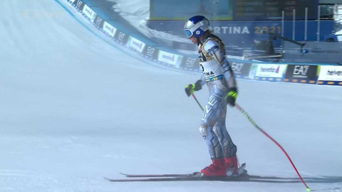 MS v alpském lyžování 2021 Itálie - Třetí trénink na sjezd žen