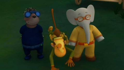 Babar a Baduova dobrodružství - 40/52 Záchrana fešandy/Špatný řev