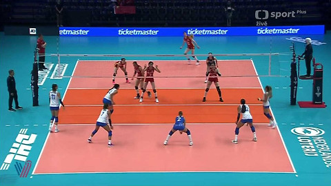 MS ve volejbalu žen 2022 Nizozemsko, Polsko - Čína - Portoriko