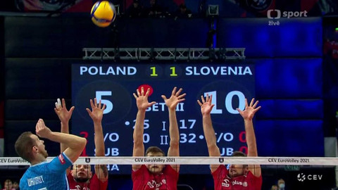 ME ve volejbalu mužů 2021 - Polsko - Slovinsko
