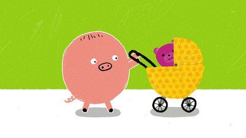 Naše prasátko - 29/52 Kočárek