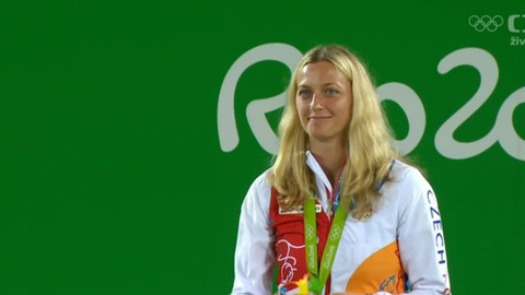 XXXI. letní olympijské hry 2016 Rio de Janeiro - Tenis: Dvouhra (ženy) - medailový ceremoniál