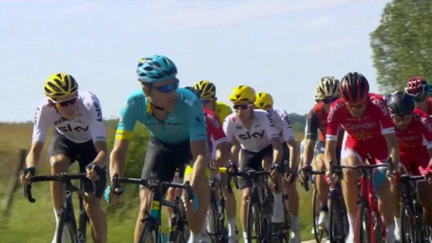 Tour de France - Sestřih z průběhu 4. etapy