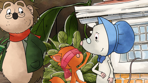 Myška Tilda - 17/26 Hra na slepou bábu