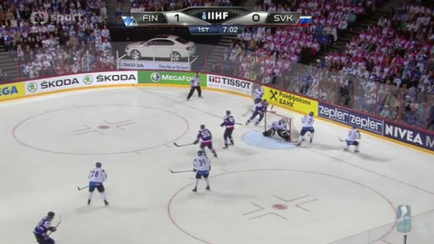 MS v ledním hokeji 2013 Finsko a Švédsko - Finsko - Slovensko