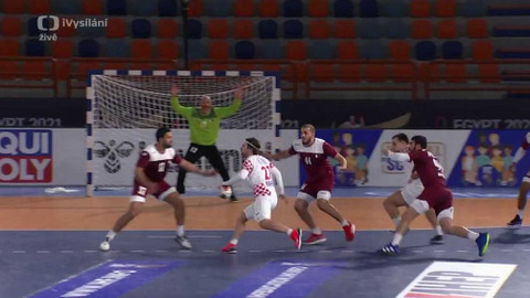 MS v házené 2021 Egypt - Chorvatsko - Katar
