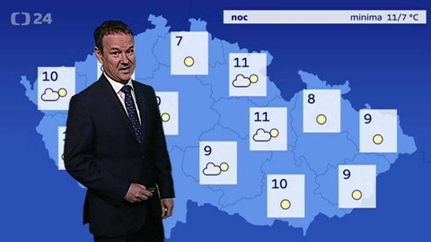 Předpověď počasí - 16. května 2017 17:55