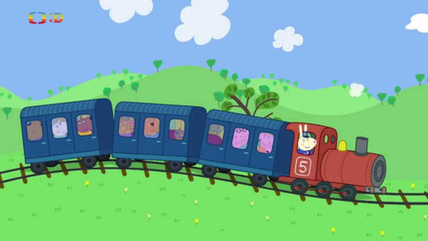 Prasátko Peppa - Dlouhá cesta vlakem