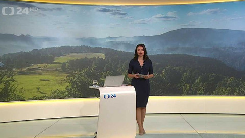 90’ ČT24 - Vyšetřování vzniku požáru v Českém Švýcarsku