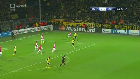 Liga mistrů UEFA - Borussia Dortmund - Arsenal FC