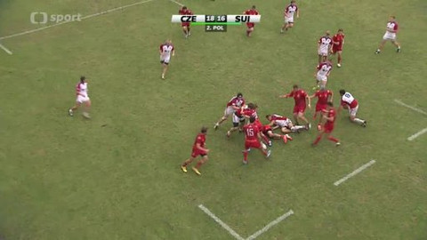 Ragby - ME U20 2014 Česko