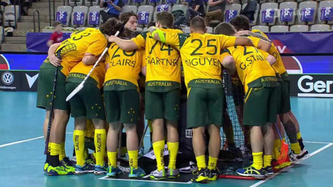 MS ve florbalu 2018 Česko - Austrálie - Polsko