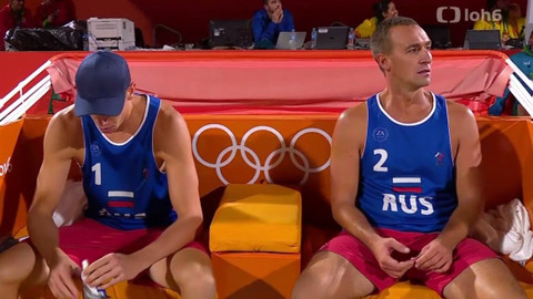 XXXI. letní olympijské hry 2016 Rio de Janeiro - Plážový volejbal: Německo - Rusko (muži)